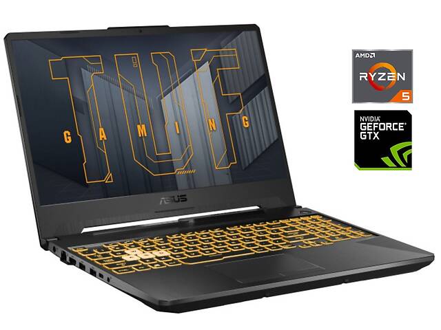 Игровой ноутбук Asus TUF Gaming A15 FA506IH / 15.6' (1920x1080) IPS / AMD Ryzen 5 4600H (6 (12) ядер по 3.0 - 4.0 GHz...