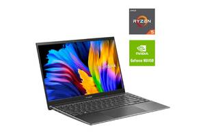 Игровой ноутбук Asus ZenBook 14 Q408UG / 14' (1920x1080) IPS / AMD Ryzen 5 5500U (6 (12) ядер по 2.1 - 4.0 GHz) / 8...