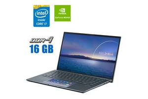 Игровой ноутбук Asus ZenBook 14 UX435E / 14' (1920x1080) IPS / Intel Core i7-1165G7 (4 (8) ядра по 2.8 - 4.7 GHz) / 1...