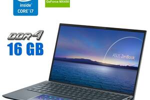 Игровой ноутбук Asus ZenBook 14 UX435E / 14' (1920x1080) IPS / Intel Core i7-1165G7 (4 (8) ядра по 2.8 - 4.7 GHz) / 1...