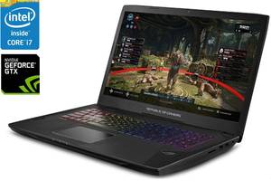 Игровой ноутбук Б-класс Asus ROG Strix GL702VI / 17.3' (1920x1080) IPS / Intel Core i7-7700HQ (4 (8) ядра по 2.8 - 3...