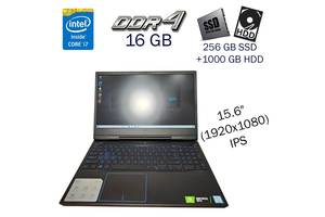 Игровой ноутбук Б-класс Dell G5 15 5590 / 15.6' (1920x1080) IPS / Intel Core i7-9750H (6 (12) ядер по 2.6 - 4.5 GHz)...