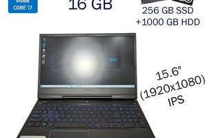 Игровой ноутбук Б-класс Dell G5 15 5590 / 15.6' (1920x1080) IPS / Intel Core i7-9750H (6 (12) ядер по 2.6 - 4.5 GHz)...