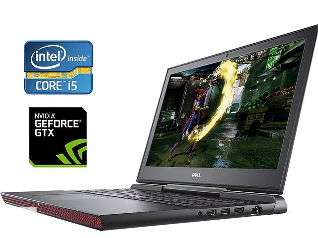 Игровой ноутбук Б-класс Dell Inspiron 15 Gaming 7567 / 15.6' (1920x1080) TN / Intel Core i5-7300HQ (4 ядра по 2.5 - 3...