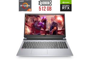 Игровой ноутбук Б-класс Dell Inspiron G15 5515 / 15.6' (1920x1080) IPS / AMD Ryzen 5 5600H (6 (12) ядер по 3.3 - 4.2...