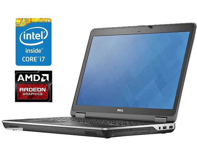 Игровой ноутбук Б-класс Dell Latitude E6540 / 15.6' (1920x1080) TN / Intel Core i7-4800MQ (4 (8) ядра по 2.7 - 3.7 GH...