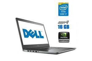 Игровой ноутбук Б-класс Dell Vostro 5568 / 15.6' (1920x1080) IPS / Intel Core i7-7500U (2 (4) ядра по 2.7 - 3.5 GHz)...