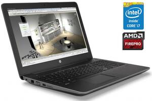 Игровой ноутбук Б-класс HP ZBook 15u G4 / 15.6' (1920x1080) IPS / Intel Core i7-7500U (2 (4) ядра по 2.7 - 3.5 GHz) /...