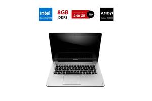 Игровой ноутбук Б-класс Lenovo IdeaPad U410 / 15.6' (1366x768) TN / Intel Core i5-4200M (2 (4) ядра по 2.5 - 3.1 GHz)...