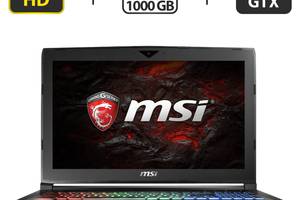 Ноутбук Б-класс MSI GT62VR 6RE Dominator Pro/ 15.6' (1920x1080)/ i7-6700HQ/ 16GB RAM/ 256GB SSD/ GTX 1070 8GB