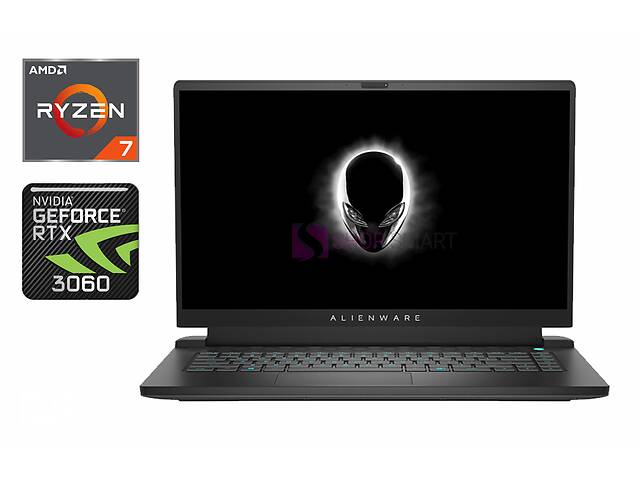 Игровой ноутбук Dell Alienware M15 R5 / 15.6' (1920x1080) IPS / AMD Ryzen 7 5800H (8 (16) ядер по 3.2 - 4.4 GHz) / 16...