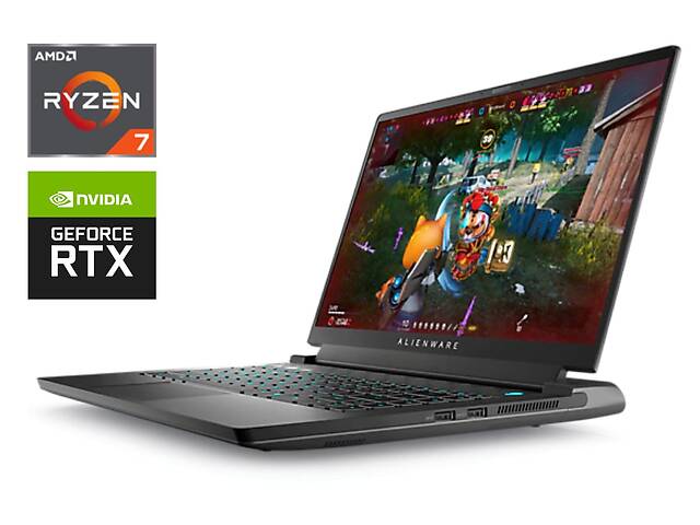 Игровой ноутбук Dell Alienware M15 R7 P109F / 15.6' (1920x1080) IPS / AMD Ryzen 7 5800H (8 (16) ядер по 3.2 - 4.4 GHz...