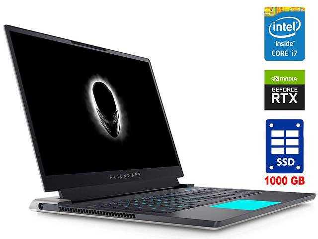 Игровой ноутбук Dell Alienware X15 R1 NEW / 15.6' (2560x1440) IPS / Intel Core i7-11800H (8 (16) ядер по 2.3 - 4.6 GH...