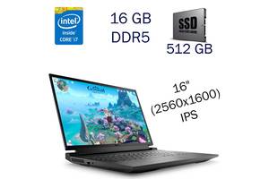 Игровой ноутбук Dell G16 7620 / 16' (2560x1600) IPS / Intel Core i7-12700H (14 (20) ядер по 3.5 - 4.7 GHz) / 16 GB DD...