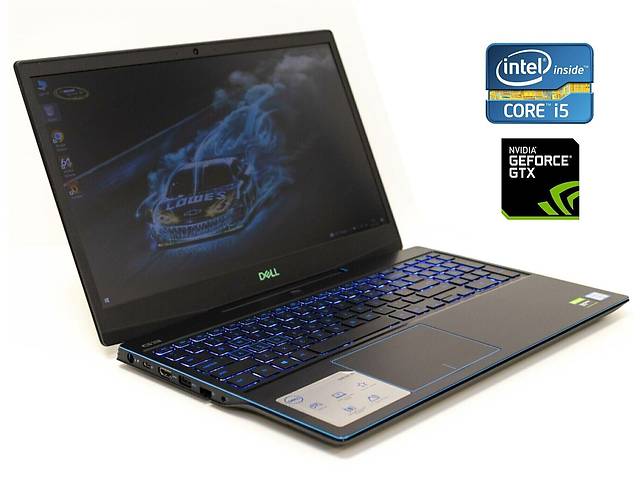 Игровой ноутбук Dell G3 3590 / 15.6' (1920x1080) IPS / Intel Core i5-9300H (4 (8) ядра по 2.4 - 4.1 GHz) / 16 GB DDR4...