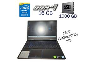 Игровой ноутбук Dell G5 15 5590 / 15.6' (1920x1080) IPS / Intel Core i7-9750H (6 (12) ядер по 2.6 - 4.5 GHz) / 16 GB...