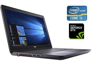 Игровой ноутбук Dell Inspiron 15-5577 / 15.6' (1920x1080) TN / Intel Core i5-7300HQ (4 ядра по 2.5 - 3.5 GHz) / 8 GB...