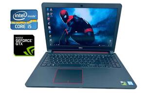 Игровой ноутбук Dell Inspiron 15-7559 / 15.6' (1920x1080) IPS / Intel Core i5-6300HQ (4 ядра по 2.3 - 3.2 GHz) / 16 G...