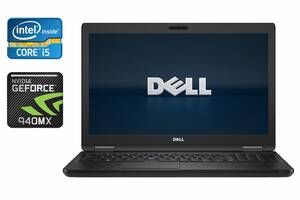 Игровой ноутбук Dell Latitude 5580 / 15.6' (1920x1080) IPS / Intel Core i5-6440HQ (4 ядра по 2.6 - 3.5 GHz) / 12 GB D...