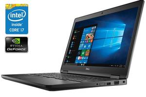 Игровой ноутбук Dell Latitude 5591 / 15.6' (1920x1080) IPS / Intel Core i7-8850H (6 (12) ядер по 2.6 - 4.3 GHz) / 8 G...