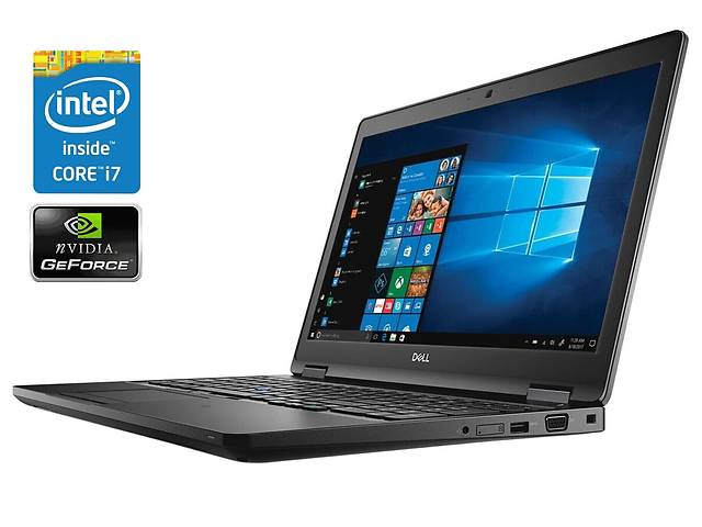 Игровой ноутбук Dell Latitude 5591 / 15.6' (1920x1080) IPS / Intel Core i7-8850H (6 (12) ядер по 2.6 - 4.3 GHz) / 8 G...