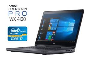 Игровой ноутбук Dell Precision 7520 / 15.6' (1920x1080) IPS / Intel Core i7-6920HQ (4 (8) ядра по 2.9 - 3.8 GHz) / 16...