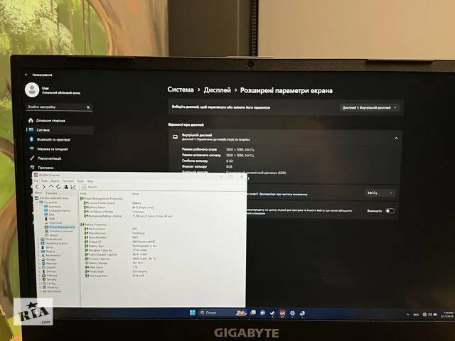 Игровой ноутбук Gigabyte G5 KE / 15.6' (1920x1080) IPS / Intel Core i5-12500H (12 (16) ядер 3.3 - 4.5 GHz) / 16 GB DD... - Фото 6
