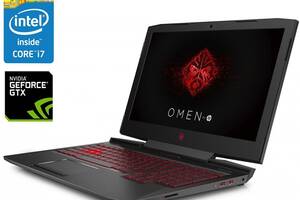 Игровой ноутбук HP Omen 15-ce019dx / 15.6' (1920x1080) IPS / Intel Core i7-7700HQ (4 (8) ядра по 2.8 - 3.8 GHz) / 16...