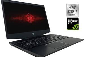 Игровой ноутбук HP Omen 15-dh1070wm / 15.6' (1920x1080) IPS / Intel Core i7-10750H (6 (12) ядер по 2.6 - 5.0 GHz) / 8...