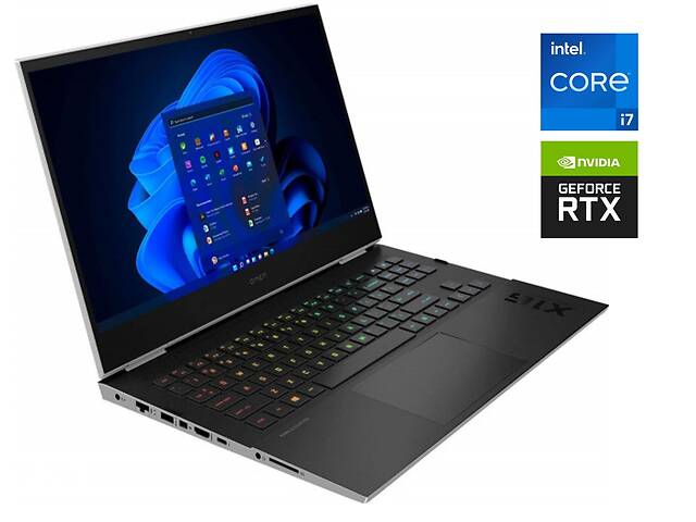 Игровой ноутбук HP Omen 16-b0005dx / 16.1' (2560x1440) IPS / Intel Core i7-11800H (8 (16) ядер по 2.3 - 4.6 GHz) / 16...