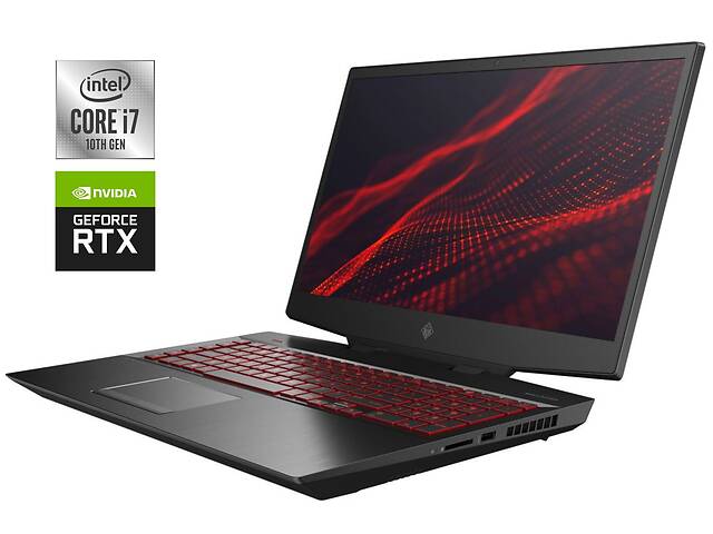 Игровой ноутбук HP Omen 17-cb1097nr / 17.3' (1920x1080) IPS / Intel Core i7-10750H (6 (12) ядер по 2.6 - 5.0 GHz) / 1...