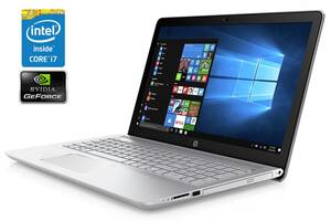 Игровой ноутбук HP Pavilion 15t-c000 / 15.6' (1920x1080) IPS Touch / Intel Core i7-7500U (2 (4) ядра по 2.7 - 3.5 GHz...