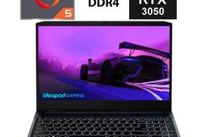 Игровой ноутбук Lenovo IdeaPad Gaming 3 / 15.6' (1920x1080) IPS / AMD Ryzen 5 5600H (6 (12) ядер по 3.3 - 4.2 GHz) /...