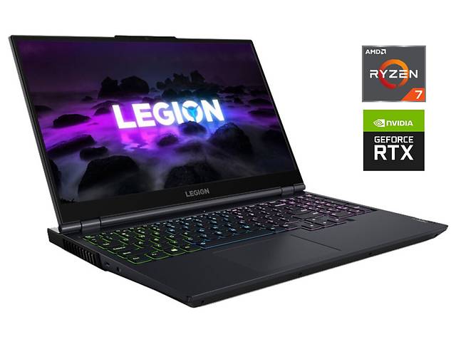 Игровой ноутбук Lenovo Legion 5 15ACH6H / 15.6' (1920x1080) IPS / AMD Ryzen 7 5800H (8 (16) ядер по 3.2 - 4.4 GHz) /...