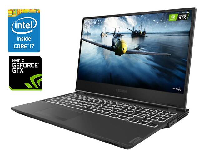 Игровой ноутбук Lenovo Legion Y540-15IRH / 15.6' (1920x1080) IPS / Intel Core i7-9750H (6 (12) ядер по 2.6 - 4.5 GHz)...