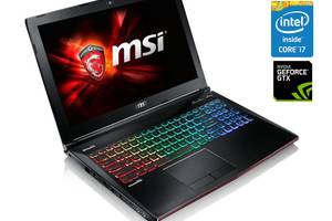 Игровой ноутбук MSI GE62MVR 7RG Apache / 15.6' (1920x1080) IPS / Intel Core i7-7700HQ (4 (8) ядра по 2.8 - 3.8 GHz) /...