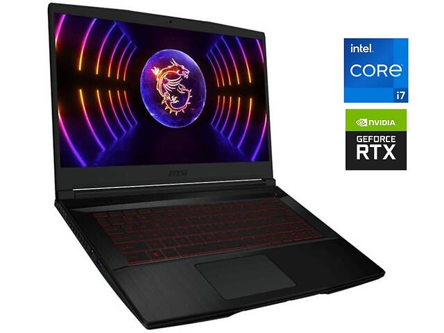 Игровой ноутбук MSI GF63 Thin 11UC / 15.6' (1920x1080) IPS / Intel Core i7-11800H (8 (16) ядер по 1.9 - 4.6 GHz) / 16...