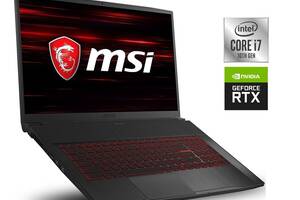 Игровой ноутбук MSI GF75 Thin / 17.3' (1920x1080) IPS / Intel Core i7-10750H (6 (12) ядер по 2.6 - 5.0 GHz) / 16 GB D...