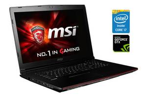 Игровой ноутбук MSI GP62 / 15.6' (1920x1080) TN / Intel Core i7-7700HQ (4 (8) ядра по 2.8 - 3.8 GHz) / 16 GB DDR4 / 1...