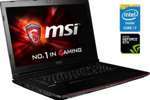 Игровой ноутбук MSI GP62 / 15.6' (1920x1080) TN / Intel Core i7-7700HQ (4 (8) ядра по 2.8 - 3.8 GHz) / 16 GB DDR4 / 1...