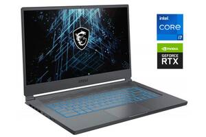 Игровой ноутбук MSI Stealth 15M A11UEKV / 15.6' (1920x1080) IPS / Intel Core i7-11375H (4 (8) ядра по 3.0 - 5.0 GHz)...