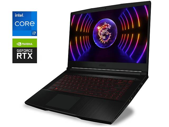 Игровой ноутбук MSI Thin GF63 12VE / 15.6' (1920x1080) IPS / Intel Core i7-12650H (10 (16) ядер по 3.5 - 4.7 GHz) / 1...