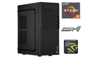 Игровой ПК 2E ALFA Black Tower NEW / AMD Ryzen 5 3600 (6 (12) ядер по 3.6 - 4.2 GHz) / 16 GB DDR4 / 500 GB SSD M2 NVM...