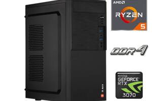 Игровой ПК 2E ALFA Black Tower / AMD Ryzen 5 3600 (6 (12) ядер по 3.6 - 4.2 GHz) / 16 GB DDR4 / 500 GB SSD M2 NVME +...