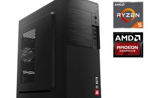 Игровой ПК 2E ALFA Tower NEW / AMD Ryzen 5 4500 (6 (12) ядер по 3.6 - 4.1 GHz) / 16 GB DDR4 / 480 GB SSD NEW / AMD Ra...