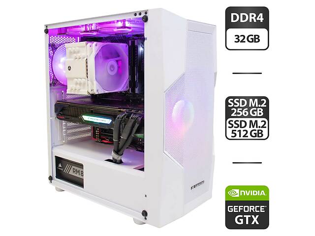 Игровой ПК 2E Gaming Turbo Tower/ i7-10700K/ 32GB RAM/ 256GB SSD/ GeForce GTX 1660 Super 6GB