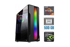 Игровой ПК/ Ryzen 5 3600 NEW/ 16GB RAM/ 500GB SSD/ GeForce GTX 1060 6GB