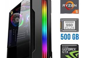 Игровой ПК/ Ryzen 5 3600 NEW/ 16GB RAM/ 500GB SSD/ GeForce GTX 1070 Ti 8GB