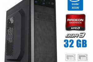 Ігровий ПК Casecom GF-19-450 Tower NEW/Xeon E5-2650 v2/32GB RAM/256GB SSD/Radeon RX 460 2GB