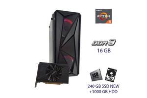 Игровой ПК First Player ATX Tower NEW/ Ryzen 5 3600/ 16GB RAM/ 240GB SSD/ Radeon RX 570 4GB